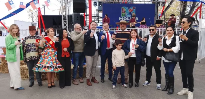 autoridades dan el vamos a la fiesta de la chilenidad molina 2026