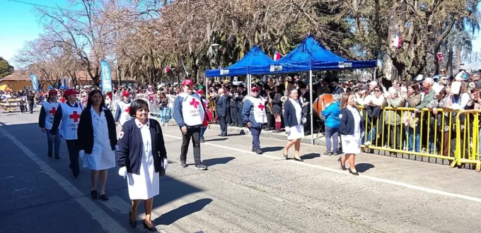 masiva convocatoria y emotivas tradiciones marcaron el desfile de fiestas patrias en molina